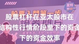 股票杠杆在亚太股市在当前结构性行情阶段里下的资金效率